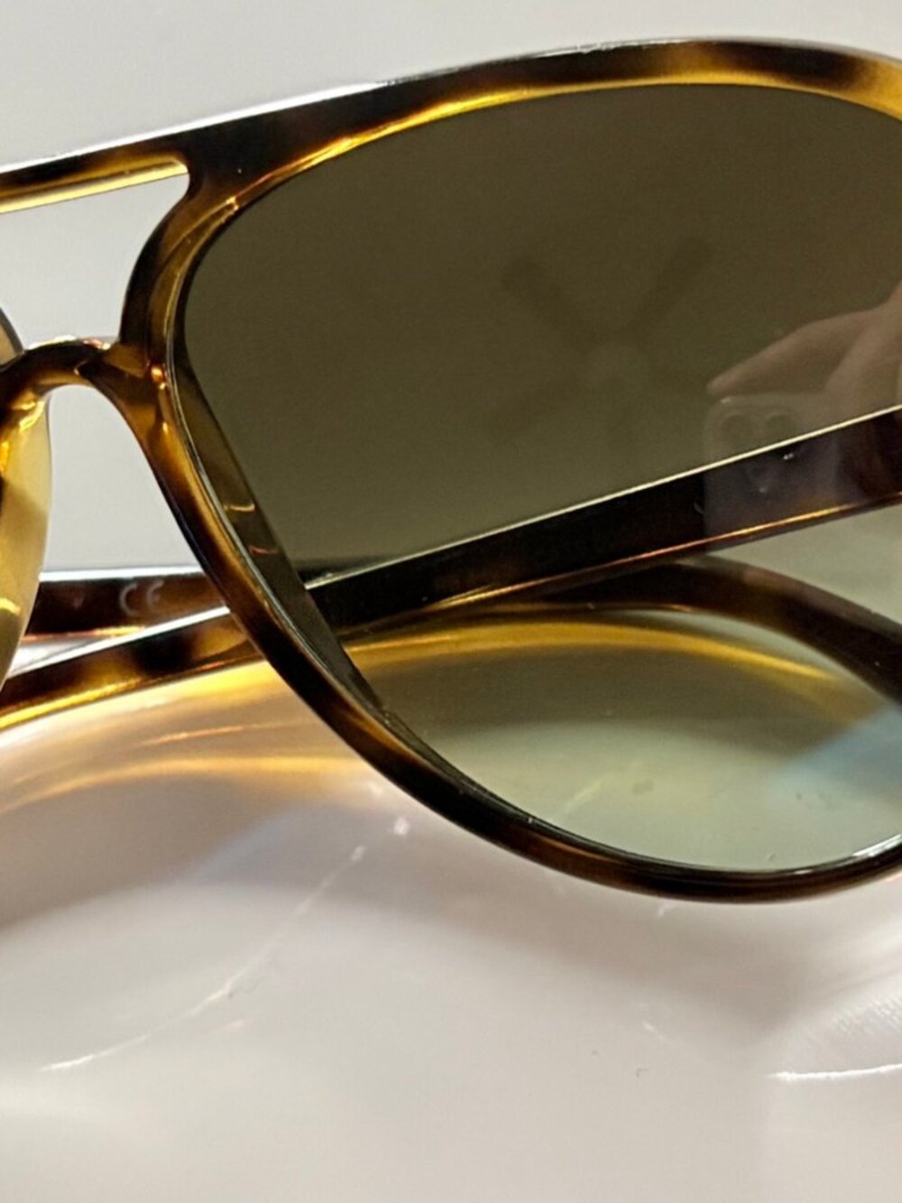 Ray-Ban Cats 5000 RB4125 Havana Tortoise Green Gradient Sunglasses - Picture 3 of 9